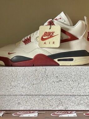 Nigel Sylvester Air Jordan 4 Brick After Brick IQ8055-100 Size 10.5 Worn Once